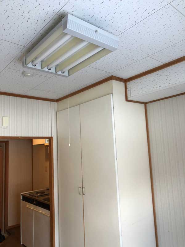 居室の照明と収納